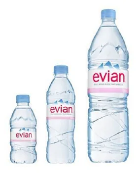 Great French Evian And Perrier Mineral Drinking Water